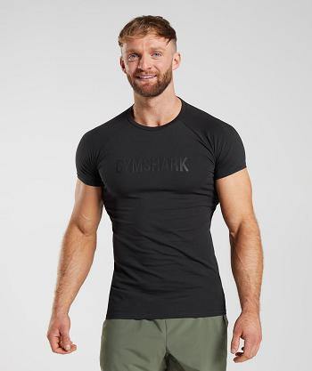 Gymshark Apollo Muške T Shirts Crne | HR 2442DFM